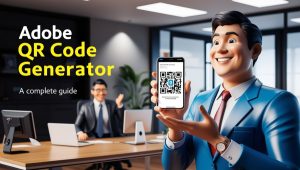 Adobe QR Code Generator - Complete Guide with a Satisfied User in an Office Setting