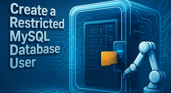 Create a Restricted MySQL Database User