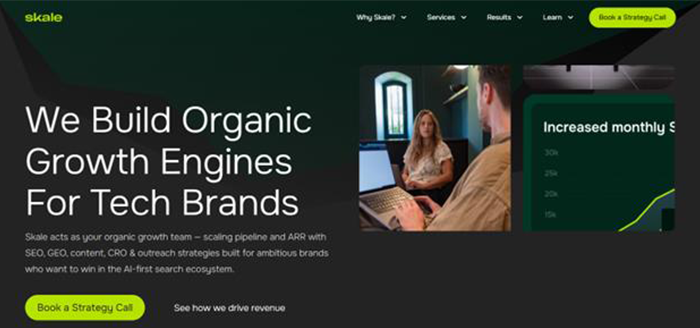 Skale — Enterprise SEO for SaaS Organic growth 