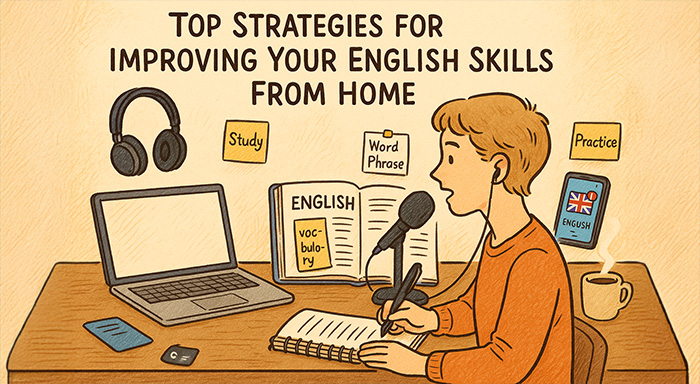 Top Strategies for Improving Your English Skills From Home 