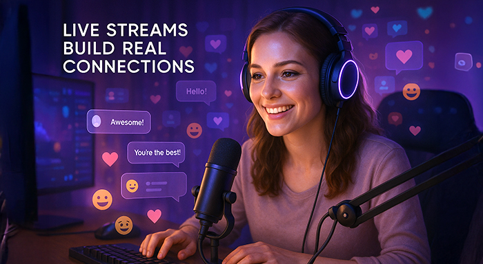 How Live Streams Create Deep Audience Bonds for You