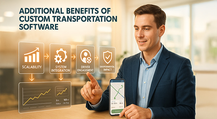 Additional Benefits of Custom Transportation Software  