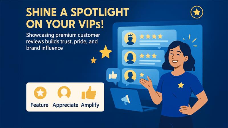 Showcasing VIP Customer Reviews