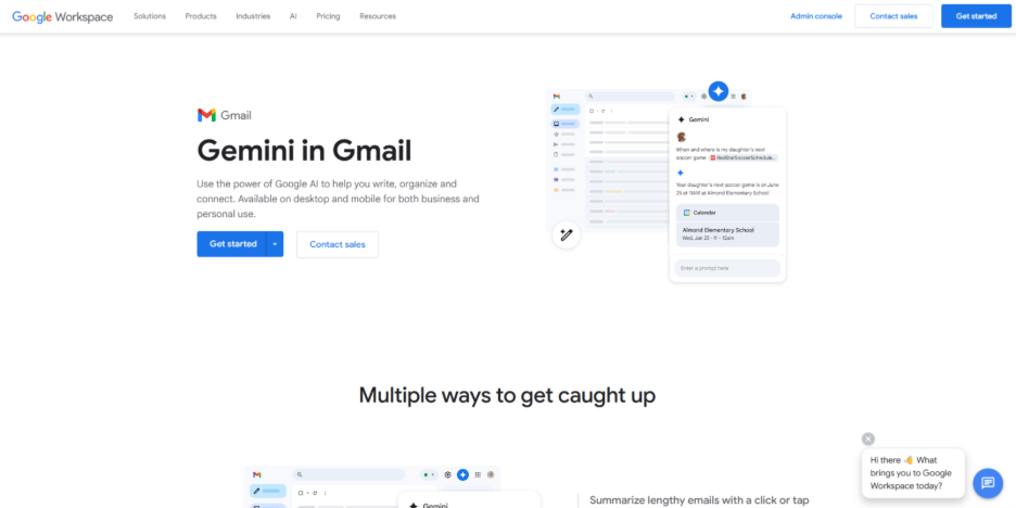 Gemini for Gmail (Google AI)