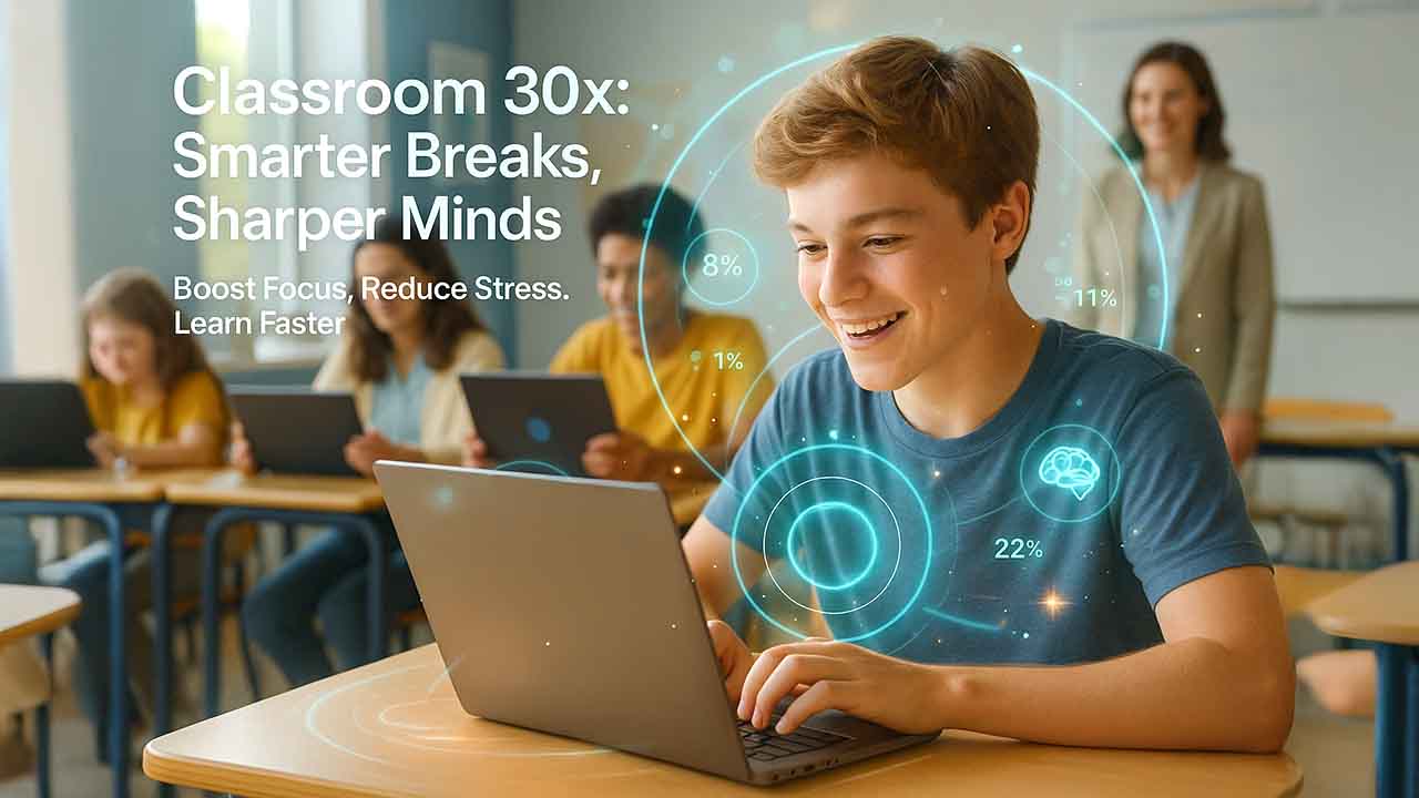 Classroom 30x Smarter Breaks, Sharper Minds