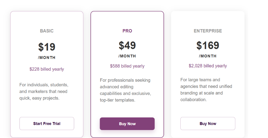 Designs.ai Pricing