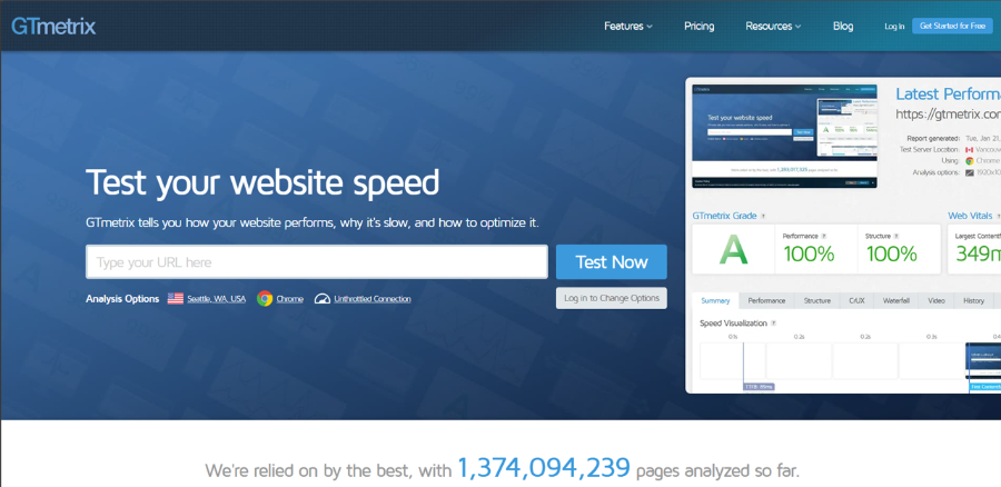 GTmetrix