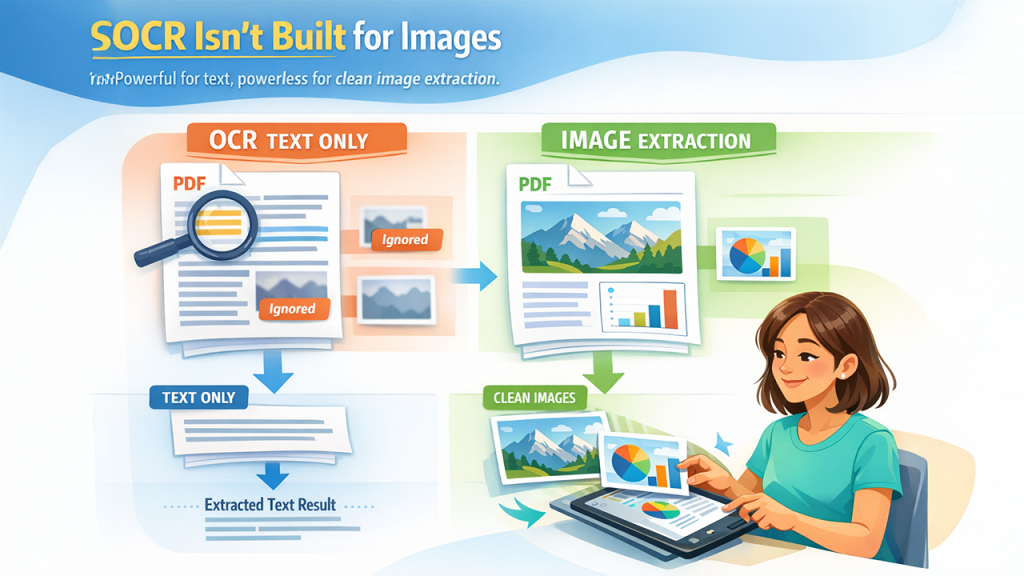Can OCR extract images too?  