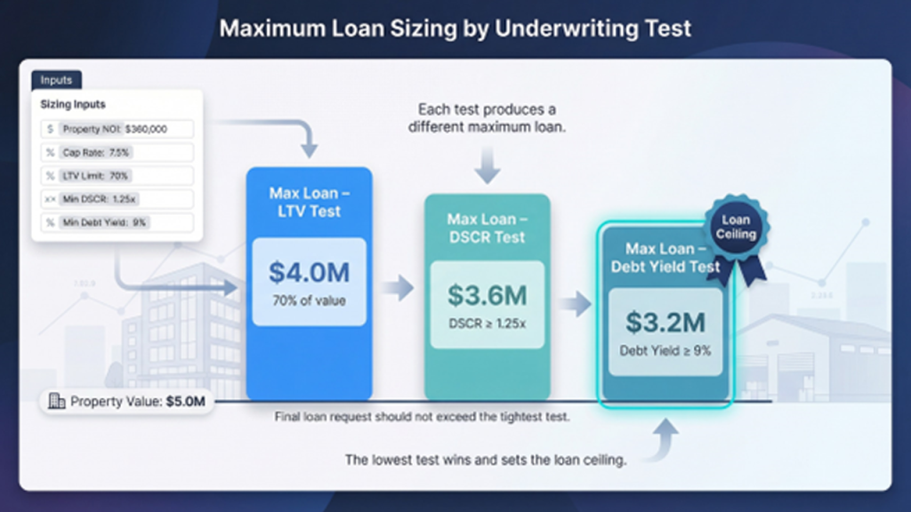 PropertyMetrics – maximum-loan sizing in one click 
