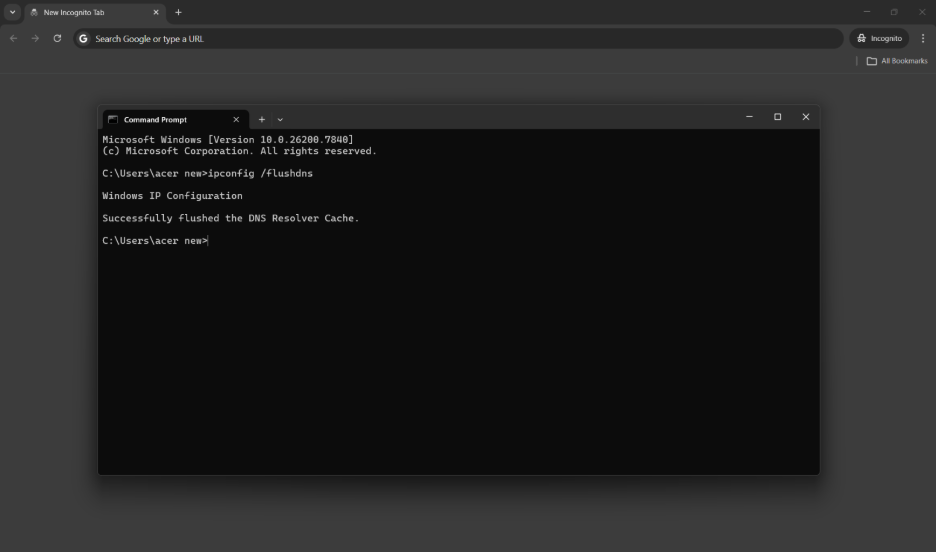 Flush Your DNS Cache