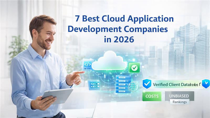 Cloud application development process showing modern cloud architecture and software deployment