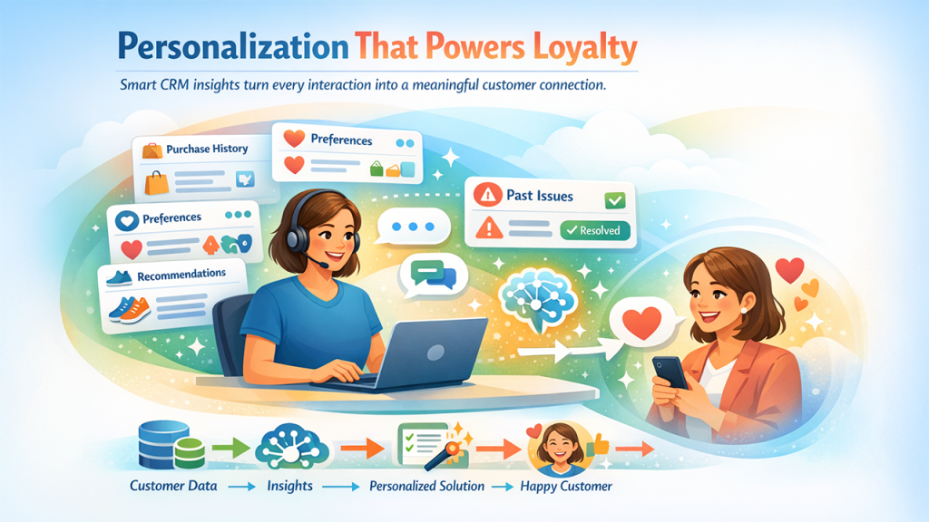 CX services enabling personalized customer support through advanced CRM integration