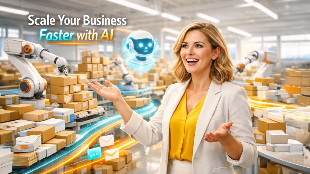 Integrating AI into business strategy to support scalability and growth opportunities through automation and intelligent workflows