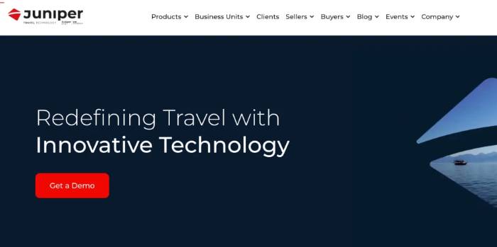 Juniper Travel Technology modular travel booking platforms system