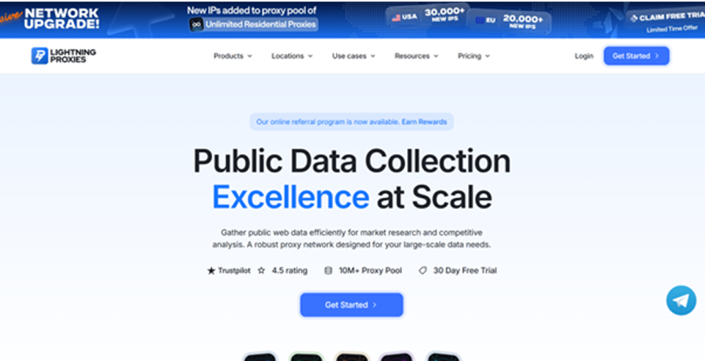 LightningProxies Twitter proxy service with fast mobile IPs for secure browsing and multi-account management