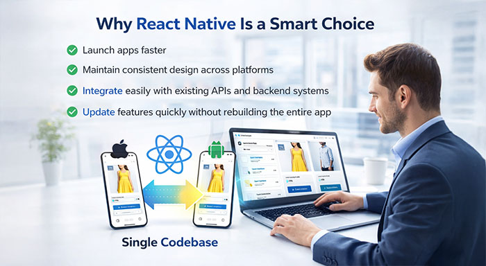 Why React Native is a smart choice for turning an e-commerce store into mobile app