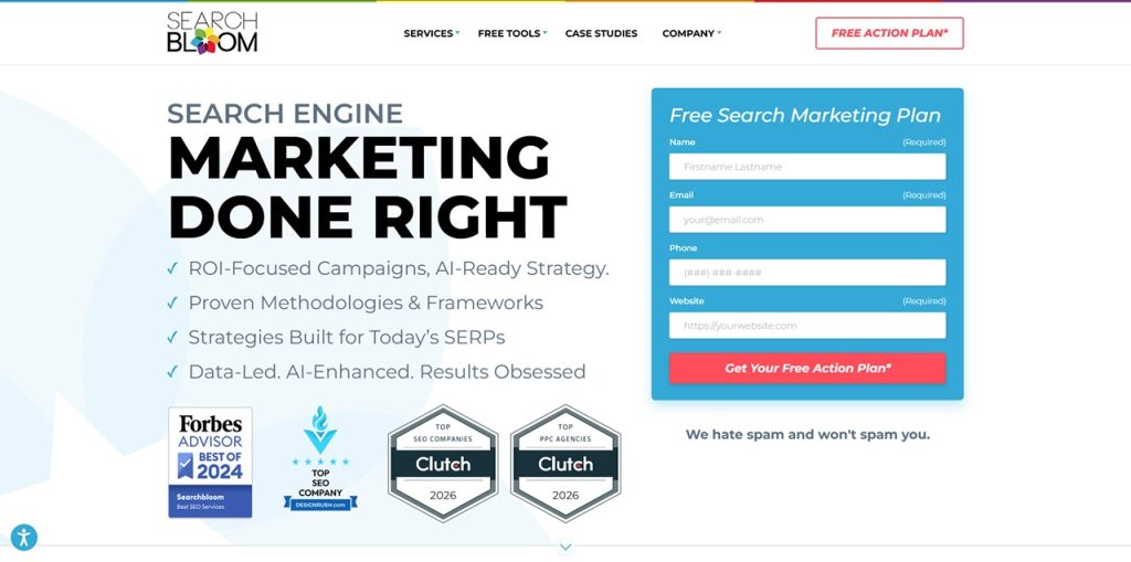 Searchbloom outreach link-building company providing strategic outreach and content-driven backlinks