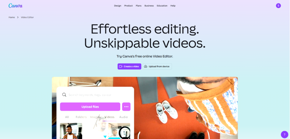 Canva Video Editor