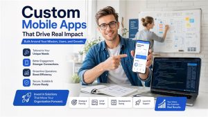 Custom mobile app development process for businesses