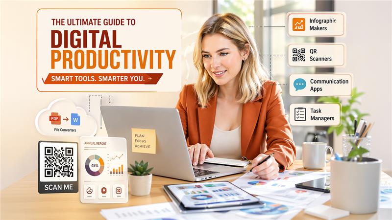 The Ultimate Guide to Digital Productivity: Infographic Makers, QR Scanners, and More