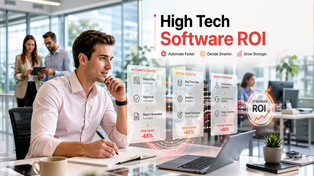 High tech software driving measurable impact through automation and data intelligence