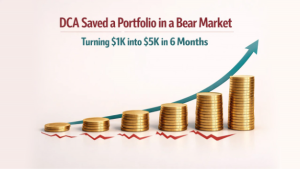 DCA Saved a Portfolio in a Bear Market: Turning $1K into $5K in 6 Months