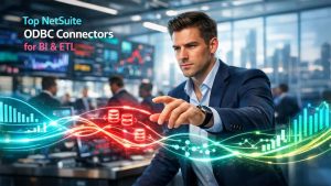 NetSuite ODBC driver comparison showing Devart, SuiteAnalytics Connect, and DataDirect for BI and ETL integration