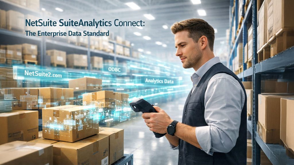 NetSuite SuiteAnalytics Connect ODBC driver interface for secure data access and analytics reporting