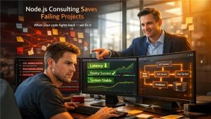Node.js consulting improving performance and fixing failing project timelines