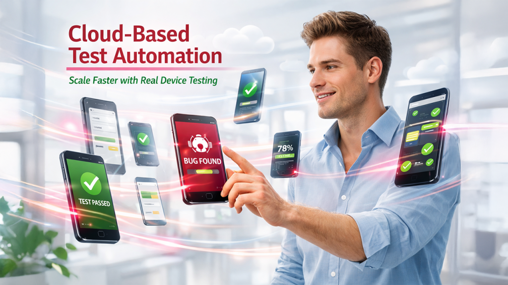 Testsigma mobile app testing platform for automated testing on real devices