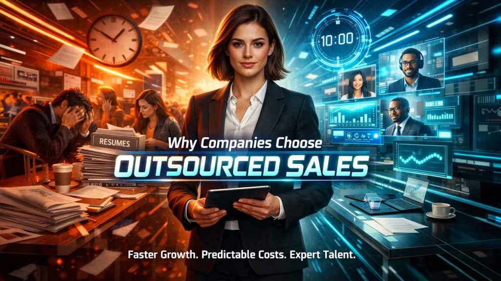 Why companies turn to outsourced sales teams for faster growth, cost savings, and better sales efficiency