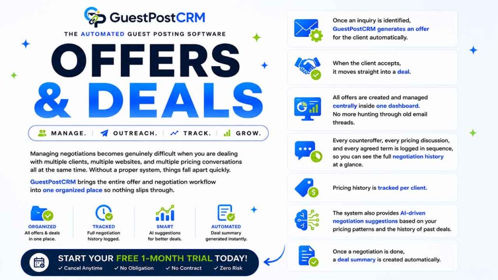 Offers and Deals