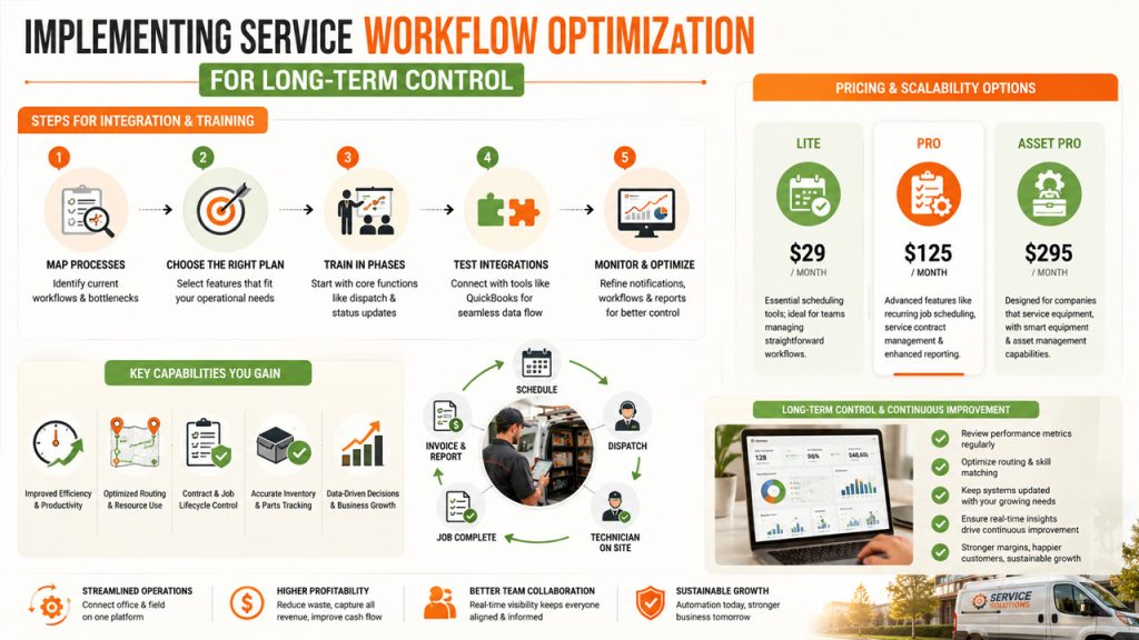 Implementing Service Workflow Optimization 