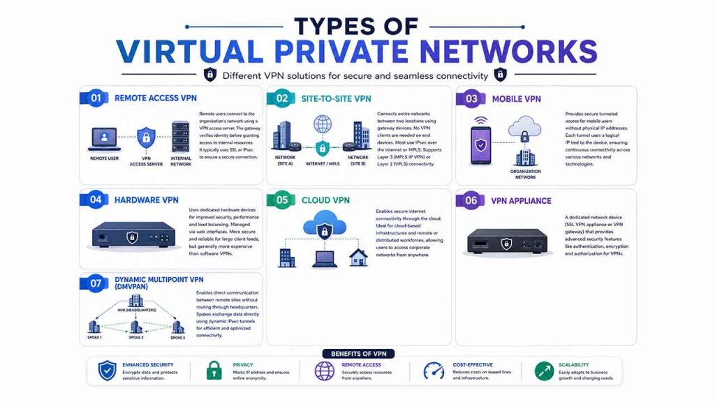 Types of Virtual Private Networks