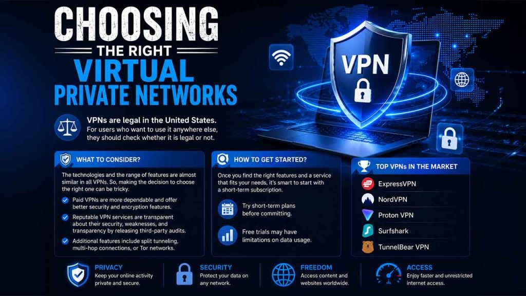 Choosing the Right Virtual Private Networks?