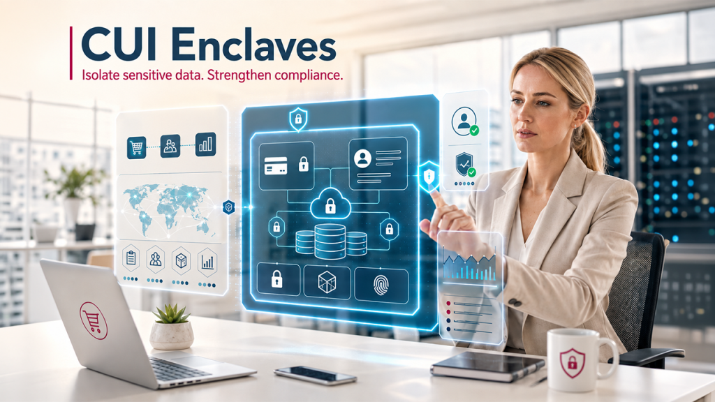 CUI enclaves isolating sensitive data within secure environments to support CMMC Compliance
