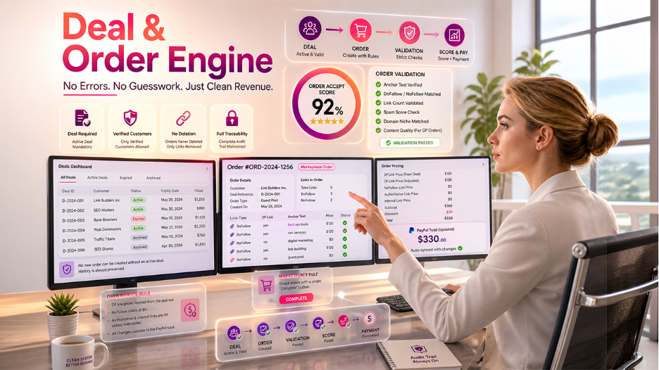 Order & Deal Engine - The Financial Core
