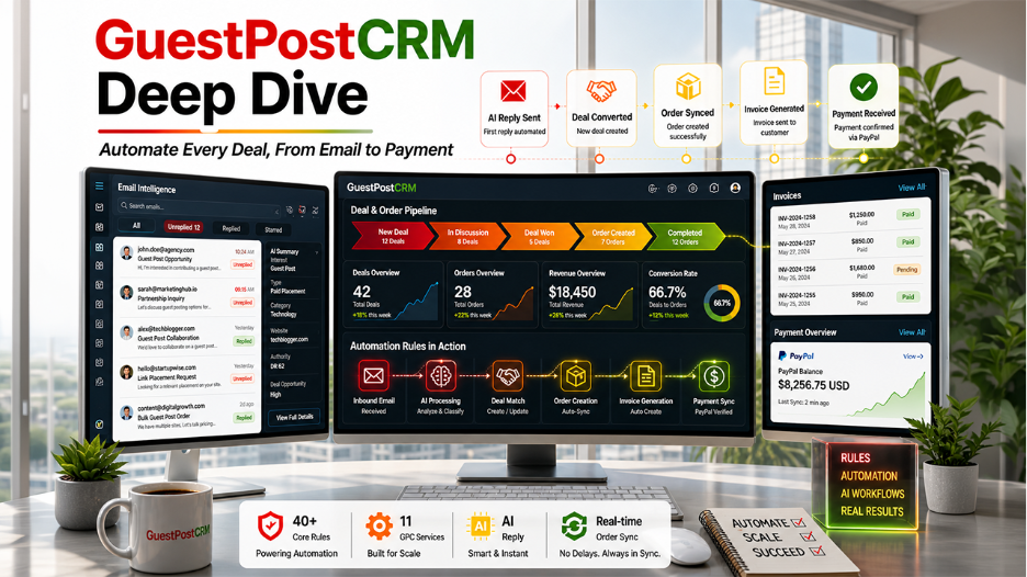 GuestPostCRM Deep Dive
