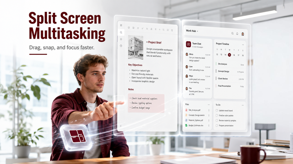 Utilizing Split-screen Windows