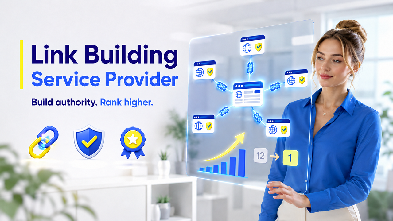 Link Building Service Provider helping businesses improve SEO with high-quality backlinks