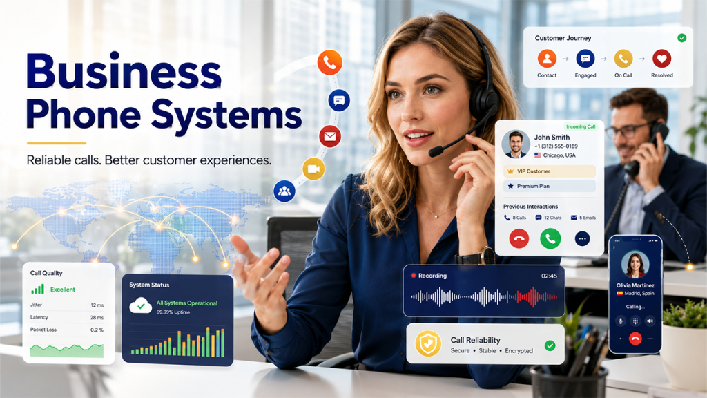 Nextiva cloud business phone system dashboard for reliability and customer experience tracking