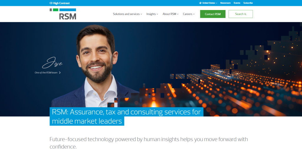 RSM US LLP NetSuite consulting and ERP implementation services for mid-market businesses
