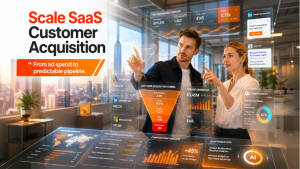 SaaS PPC Agency helping B2B software companies scale customer acquisition with targeted paid advertising campaigns