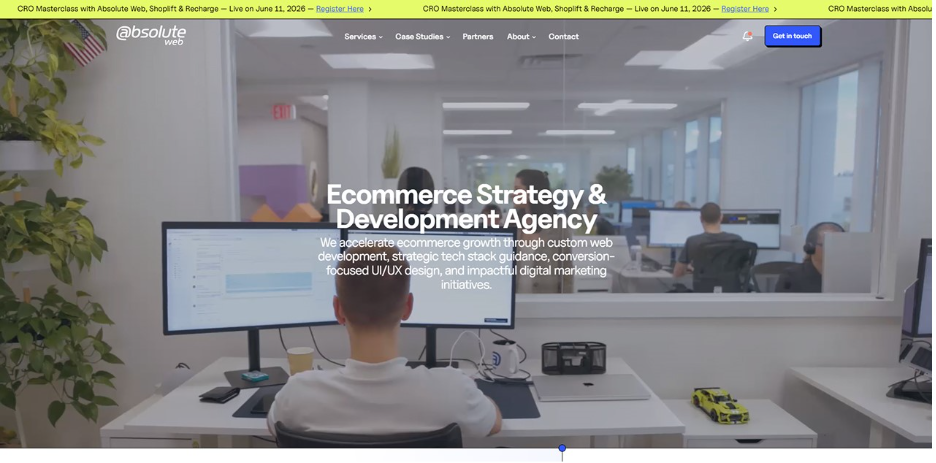 Absolute Web offering Miami mobile app development and digital commerce solutions to enhance customer engagement and business growth