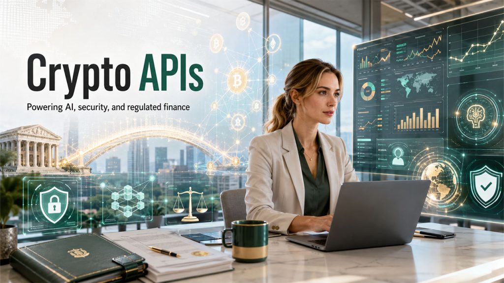 Future trends and challenges in crypto API architecture including AI integration, security, scalability, and regulatory compliance