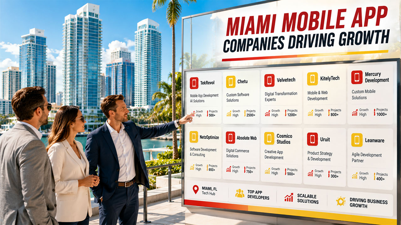 Miami mobile app development companies helping businesses build innovative mobile applications and drive digital growth