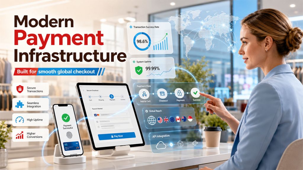 Payment Gateway Integration improving checkout experience with seamless payment processing and user-friendly interface