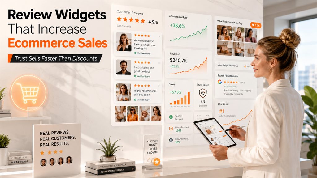 Why Review Widgets for Ecommerce Increase Sales and Build Trust