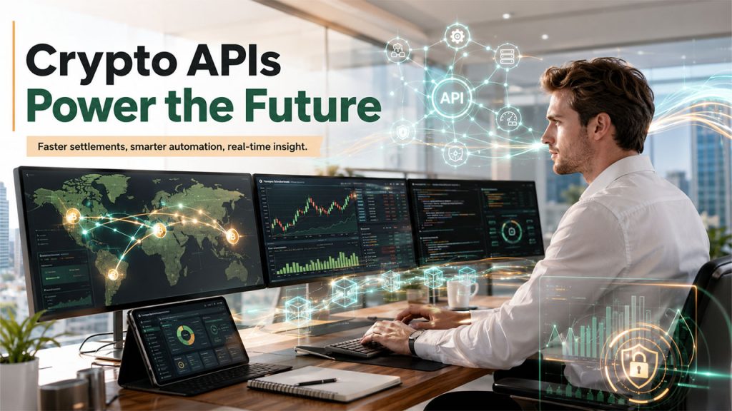 Ways crypto APIs drive financial innovation through automated trading, real-time data, and blockchain payments
