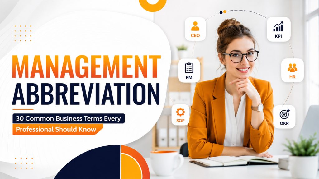 Management Abbreviation: 30 Common Business Terms Every Professional Should Know